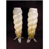 Image 1 : Pair Ice Glass Vases, Late Victorian. #1793263