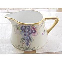 Limoges Cider Pitcher with Grapes #1793272