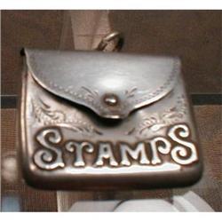 Chatelaine STAMP Purse STERLING Birmingham 1905#1793338