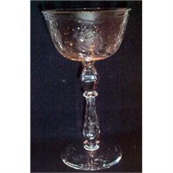 Five Cambridge Adonis Crystal Goblets #1793358