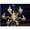 Image 1 : SOLID FRENCH ORNATE BRONZE CHANDELIER #1793644