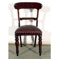 FRENCH FLUTED VICTORIAN DINING ACCCENT CHAIR #1793651