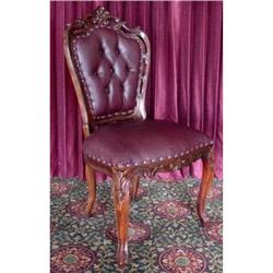 FRENCH VICTORIAN SIDE ACCENT PARLOR DESK CHAIR #1793654