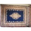 Image 1 : 13'2" X 9'9" Rare Navy Blue Kerman Persian #1804971