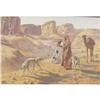 Image 1 : Arabian Huntsman with  Salukis, Saker Falcoln #1805344