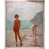 Image 1 : Young Girls on a Beach with Shrimp Net by Harry#1805352