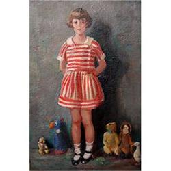 A Young Girl  with her favourite Toys by Harry #1805360