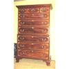 Image 1 : Mahogany Antique Chest on Chest Inlaid #1805491