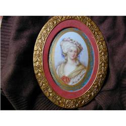 Antique Sevres Plaque of the Princess de #1805551