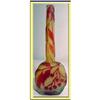 Image 1 : MILE GALLE CAMEO GLASS VASE BERRIES FOLIAGE #1805873