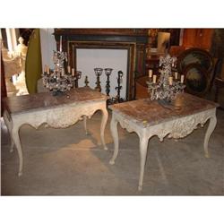 French White Louis XV Style Consoles with #1805890