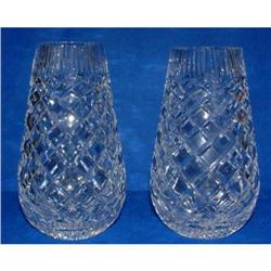 FINE PAIR IRISH WATERFORD FULL LED CRYSTAL #1817503