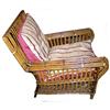 Image 1 : Antique Rattan Cane Armchair Lounge Chair #1817614