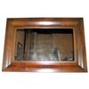Image 1 : Antique c1900 Mahogany Wall Mirror 35" x 24" #1817623