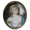Image 1 : J BRANDL Miniature Female Portrait #1817659