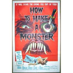 '58 HOW TO MAKE A MONSTER 1 Sheet Poster #1817663