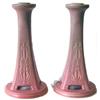 Image 1 : Pair '20 Rookwood Red Glaze Candlesticks  #1817741