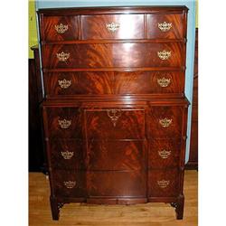 Fine Quality Mahogany Oriental style Chest on #1817932