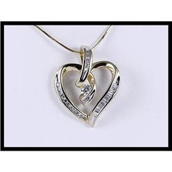 Memorable 14K Yellow Gold Diamond Heart Shaped #1817976