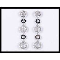 Irresistible 14K White Gold Diamond Earrings #1817983