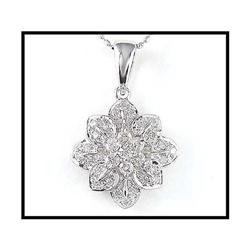 18K WHITE GOLD PENDANT WITH 31 DIAMONDS(was #1817988