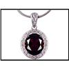 Image 1 : PLUM TOURMALINE DIAMOND PENDANT (WAS $900.) #1817989
