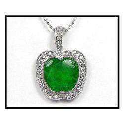 COLLECTOR COLOR JADE DIAMOND PENDANT(was $695) #1817992