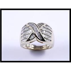 Lovely 14K Yellow Gold Diamond Ring #1818021