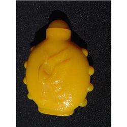 Imperial yellow Peking glass snuff bottle #1818235