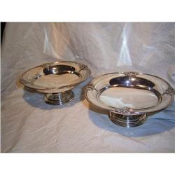 2 silverplate Elkington plate Tazza,s #1818375