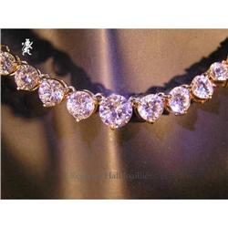 RHJ Classic All Cubic Zirconium Stone Necklace #1829891