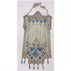 MANDALIAN-DECO METALIC MESH PURSE BAG #1829916