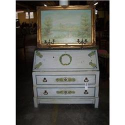 French Painted Desk Dos d'ane #1829984