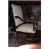 Image 1 : French Walnut Sheepbone Armchair circa 1900 #1829996