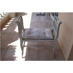 Painted french bench circa 1900 #1829998