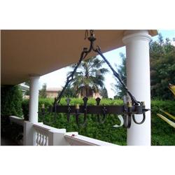 French Wrought iron chandelier "Fleur de Lys" 6#1830004