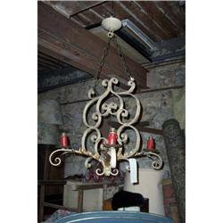 French Wrought Iron Chandelier #1830009