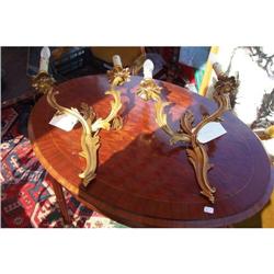 Pair of bronze sconces #1830010