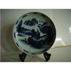 chinese blue and white porcelain plate #1830063