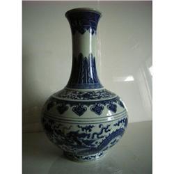 chinese blue and white porcelain vase #1830067