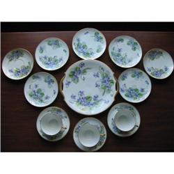 WALTER WILSON LIMOGES CHINA  SET #1830080