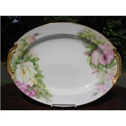 HAND PAINTED HAVILAND PLATTER #1830081
