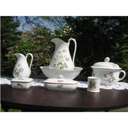 RARE  EARLY HAVILAND LIMOGES WASH SET #1830082