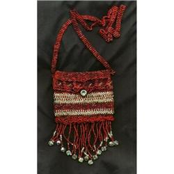 Seed Bead Purse with Rhinestones & Crystals #1830094