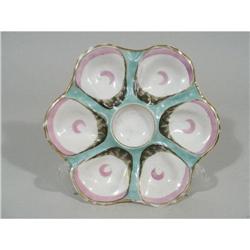 Majolica Oyster Plate, Victorian English  #1830111