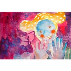 watercolor, Fairy2, 21x15inch, original artwork#1830155