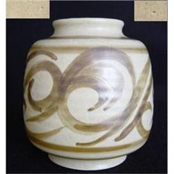 Bullers Stoneware Squat Vase. #1830219