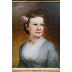 Antique American Portrait of a Lady #1830259
