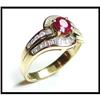 Image 1 : Fine Color Ruby Diamond 18K Yellow Gold Ring #1830269