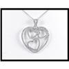 Image 1 : Adobalbe Heart Diamond Pendant #1830282